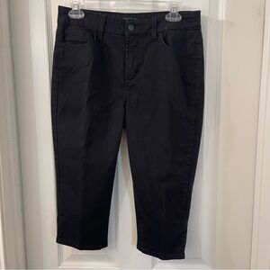 NYDJ Crop Jean - Black.  Womens: 8P.